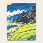 On the Return to Hokiriukiyo - A Contemporary Ukiyo-e Nature Landscape Notebook Gallery Image 4