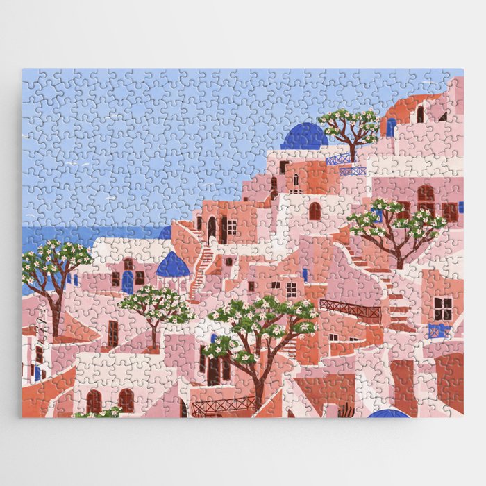 Sunset in Sontorini Jigsaw Puzzle Gallery Image 1