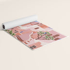 Sunset in Sontorini Yoga Mat Gallery Image 2