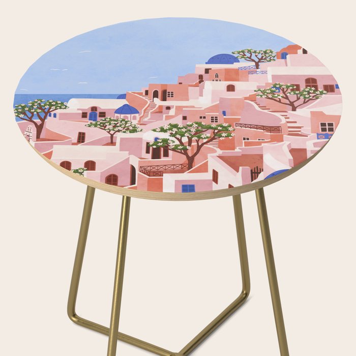 Sunset in Sontorini Side Table Gallery Image 2
