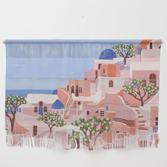 Sunset in Sontorini Wall Hanging Gallery Image 1