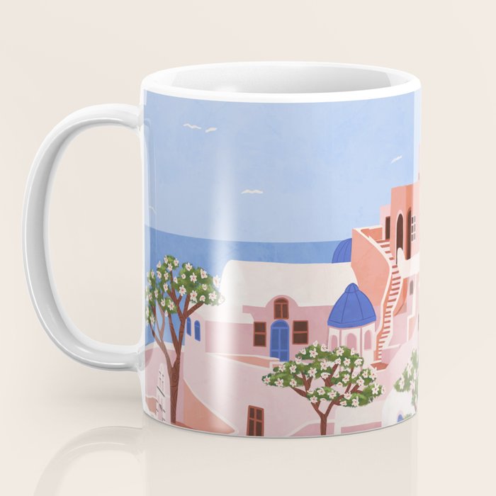 Sunset in Sontorini Coffee Mug Gallery Image 3