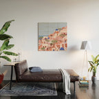Sunset in Sontorini Wood Wall Art Gallery Image 2
