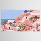 Sunset in Sontorini Tablecloth Gallery Image 2