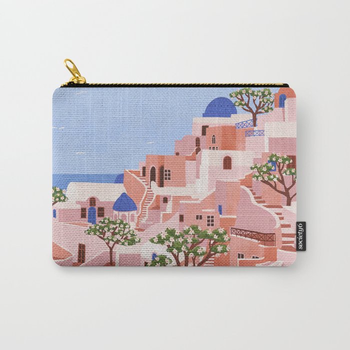 Sunset in Sontorini Carry All Pouch Gallery Image 1