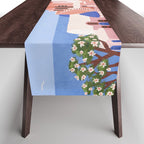 Sunset in Sontorini Table Runner Gallery Image 1