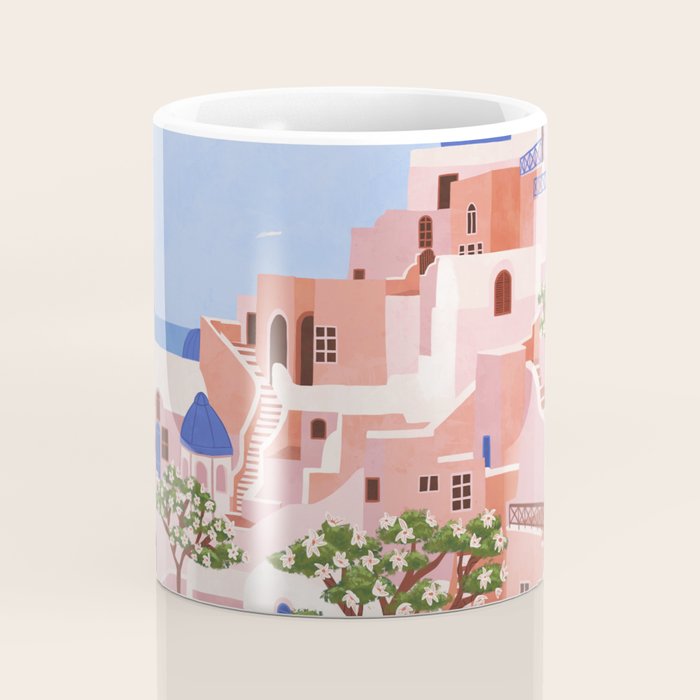 Sunset in Sontorini Coffee Mug Gallery Image 4