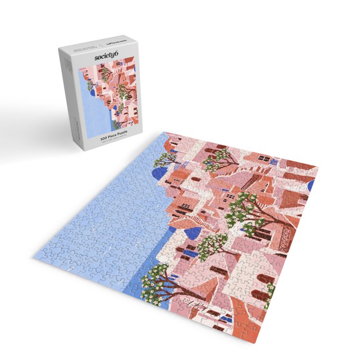 Sunset in Sontorini Jigsaw Puzzle Gallery Image 2