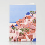 Sunset in Sontorini Stationery Card Gallery Image 2