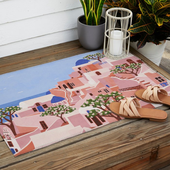 Sunset in Sontorini Outdoor Rug Gallery Image 2