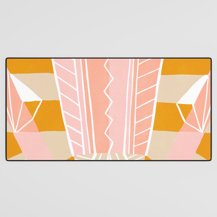 salida, peach Desk Mat Gallery Image 3