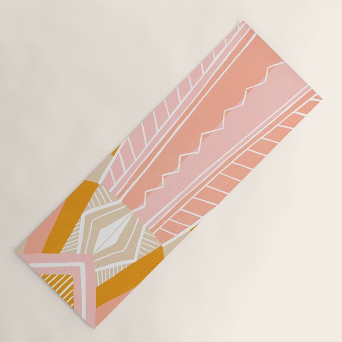 salida, peach Yoga Mat Gallery Image 1