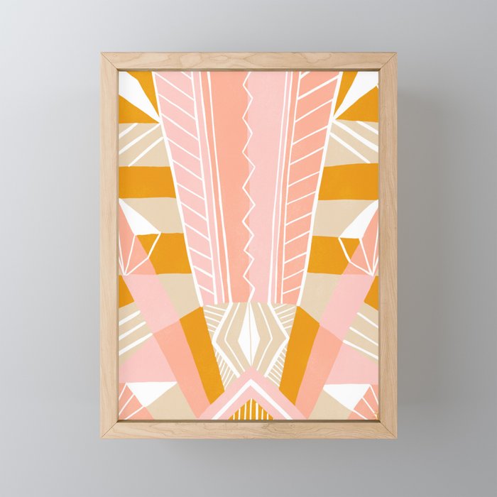 salida, peach Mini Art Print Gallery Image 1