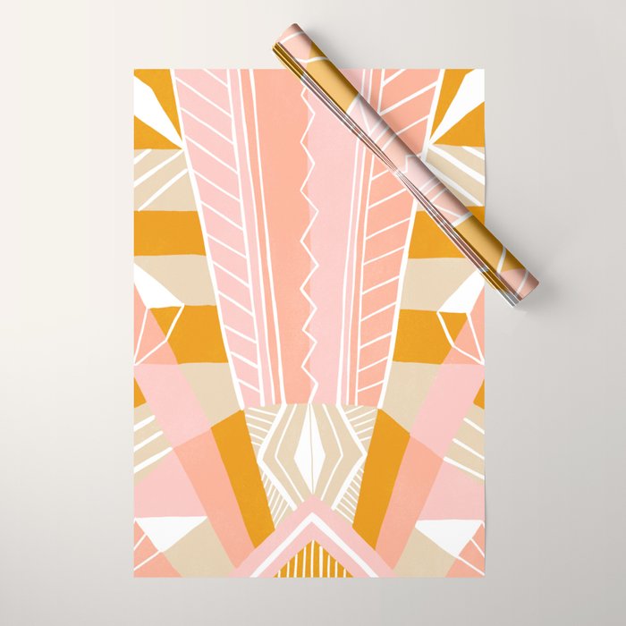 salida, peach Wrapping Paper Gallery Image 1