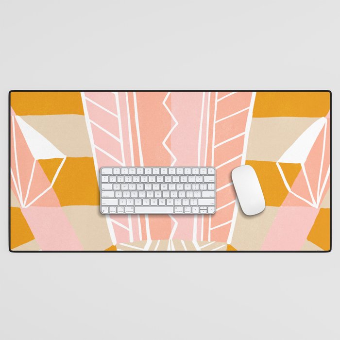 salida, peach Desk Mat Gallery Image 1