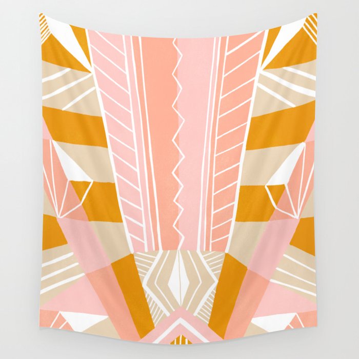 salida, peach Wall Tapestry Gallery Image 4