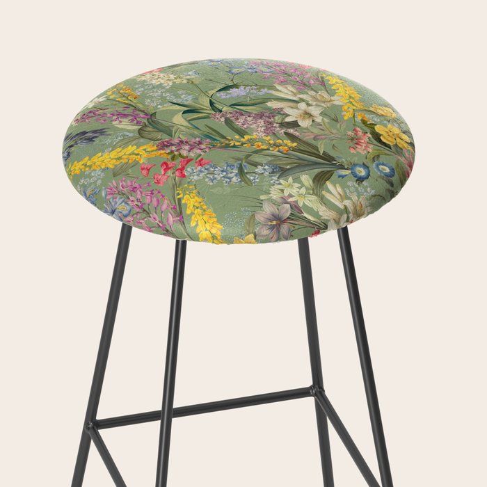 Isolated Blooms II Stool Gallery Image 2