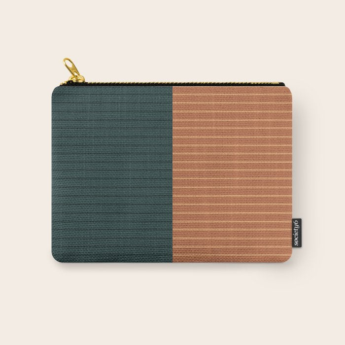 Color Block Lines XIX Carry All Pouch Gallery Image 1
