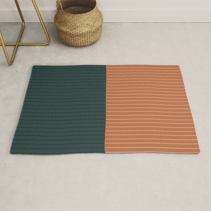 Color Block Lines XIX Rug Gallery Image 1