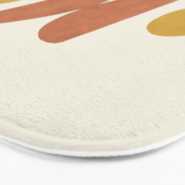 Half-circle Balance - Orange Bath Mat Gallery Image 3