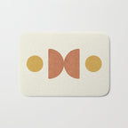 Half-circle Balance - Orange Bath Mat Gallery Image 1