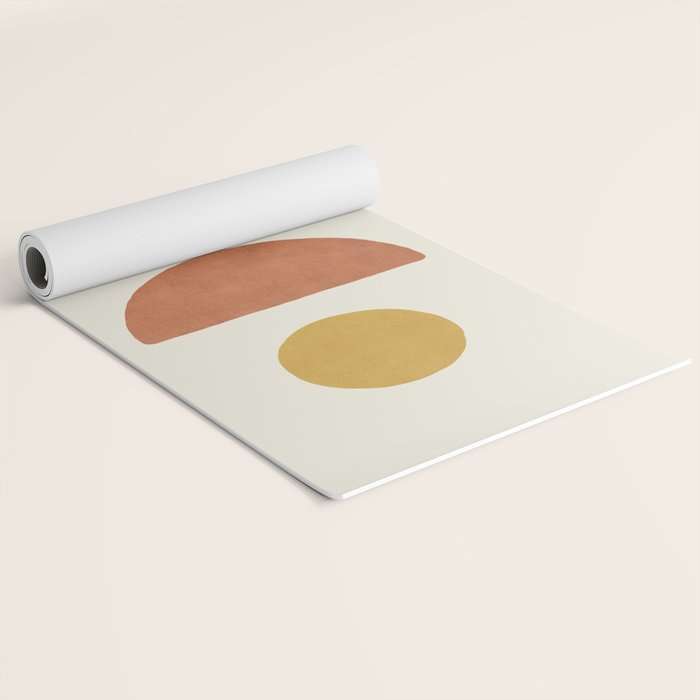 Half-circle Balance - Orange Yoga Mat Gallery Image 2