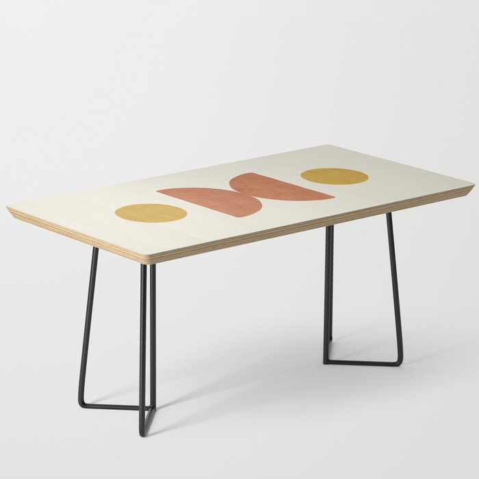 Half-circle Balance - Orange Coffee Table Gallery Image 1