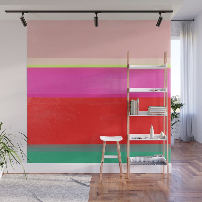 stripe study 12 Wall Mural Gallery Image 1