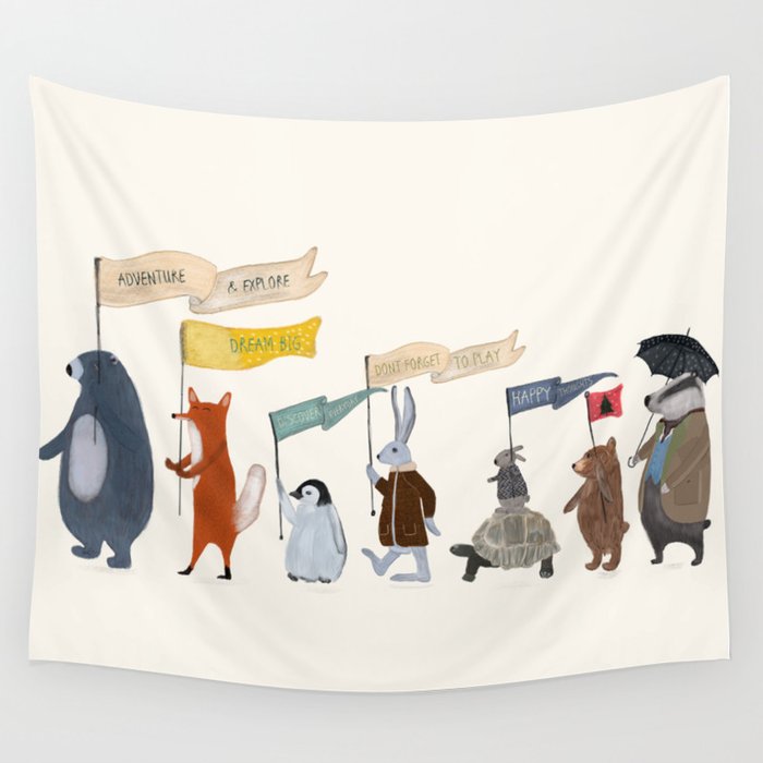 adventure and explore Wall Tapestry Gallery Image 1