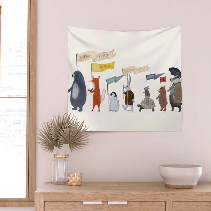 adventure and explore Wall Tapestry Gallery Image 2