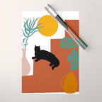 The Cat and The Sun II Wrapping Paper Gallery Image 1