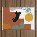 The Cat and The Sun II Outdoor Rug Gallery Image 1