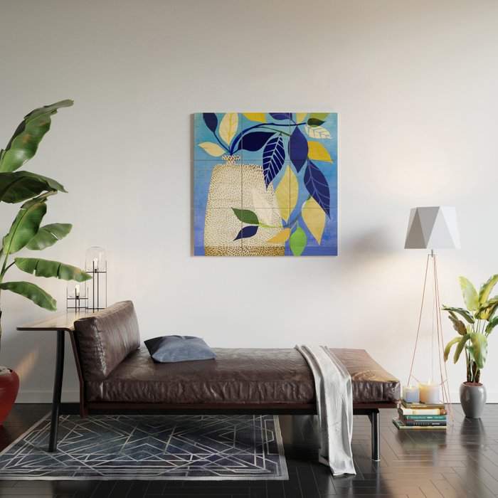 Whimsical Ivy Houseplant Wood Wall Art Gallery Image 2