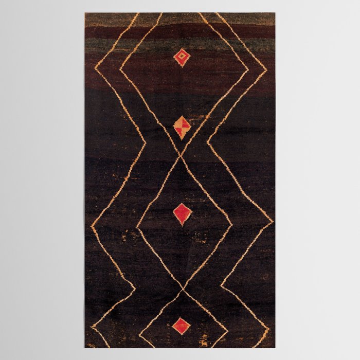 Feiija  Antique South Morocco North African Pile Rug Print Tablecloth Gallery Image 2