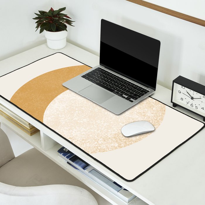 Moon Sparkle Gold - Celestial Desk Mat Gallery Image 2