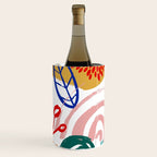 Summer Floral Prints, Abstract, Colourful Prints. Wine Chiller Gallery Image 2