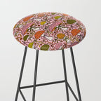 Mushrooms With Bows Print Stool Gallery Image 2