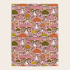 Mushrooms With Bows Print Poster Gallery Image 4