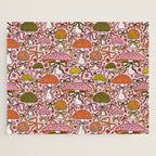 Mushrooms With Bows Print Jigsaw Puzzle Gallery Image 1