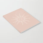 Boho Sun Drawing XXIII Neutral Pink Notebook Gallery Image 2