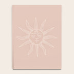 Boho Sun Drawing XXIII Neutral Pink Notebook Gallery Image 4