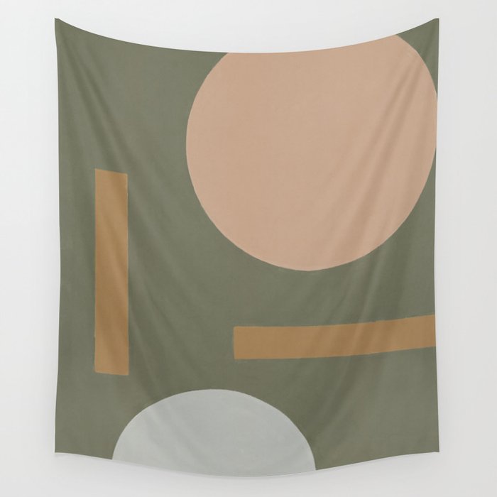 Geometric Shapes #2 Wall Tapestry Gallery Image 4