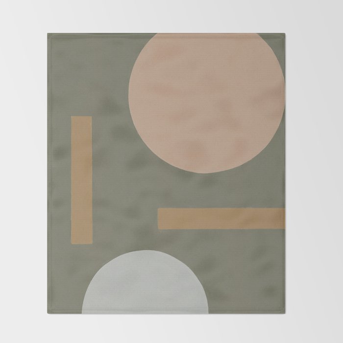 Geometric Shapes #2 Throw Blanket Gallery Image 2