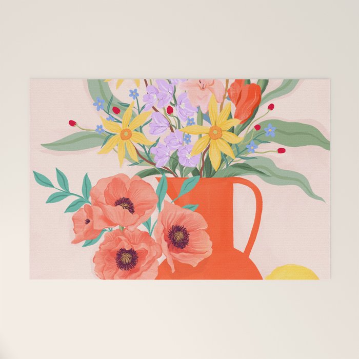 Spring Still Life Welcome Mat Gallery Image 1