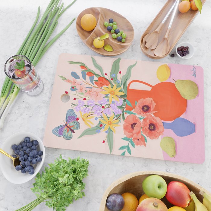 Spring Still Life Cutting Board Gallery Image 2