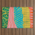 Pop Pattern Collage | PATTERN 10: The Retro Edition Outdoor Rug Gallery Image 1