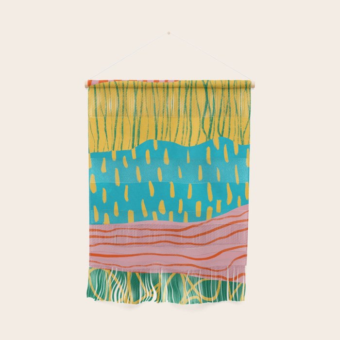 Pop Pattern Collage | PATTERN 10: The Retro Edition Wall Hanging Gallery Image 1