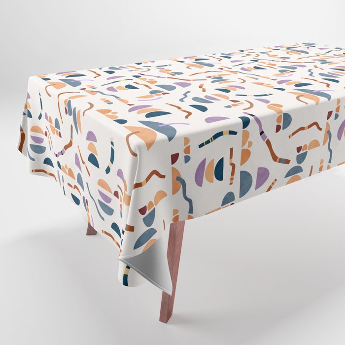Modern simple shapes C Tablecloth Gallery Image 1