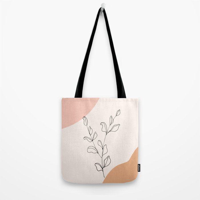 Eucalyptus Line Art Tote Bag Gallery Image 2