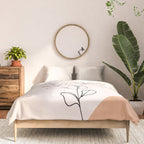 Eucalyptus Line Art Comforter Gallery Image 3